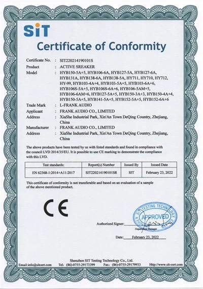 Certificate of Honor VII