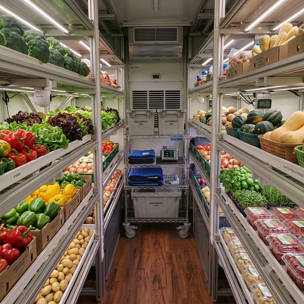 Mobile Smart Fruit & Vegetable Pre-cooling Container